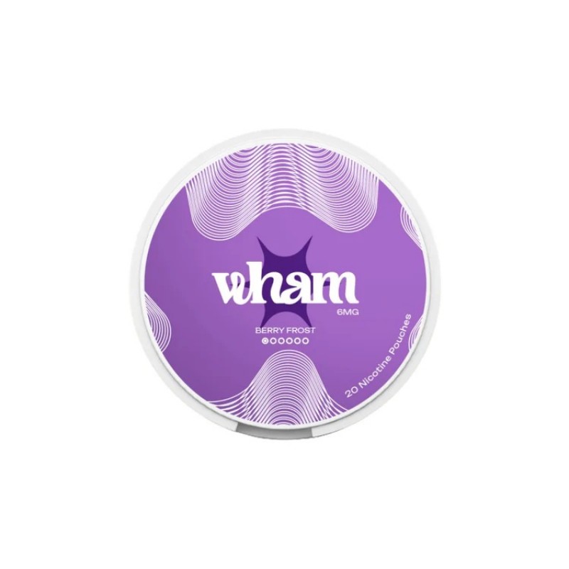 berry frost wham regular nicotine pouches