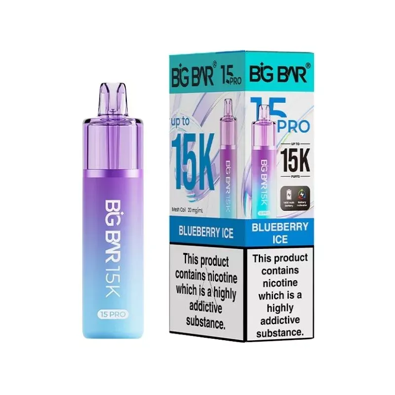 blueberry ice big bar 15 pro kit