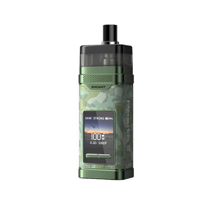camouflage green smoant pasito 3 pod mod kit