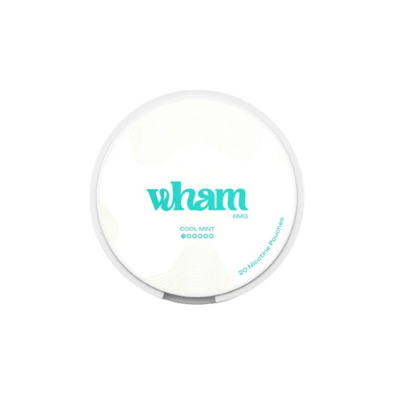 cool mint wham regular nicotine pouches