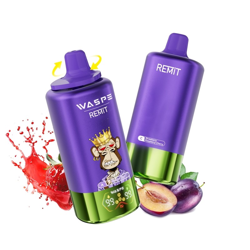 grape ice & strawberry kiwi & strawberry raspberry cherry & black knight waspe & remit 4 in 1 100k