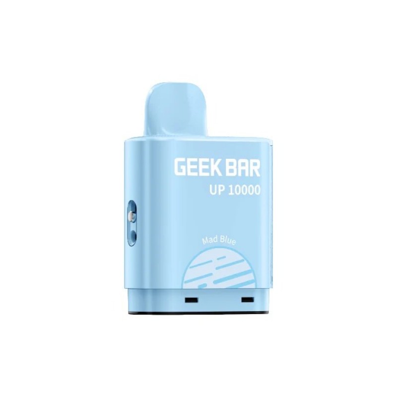 mad blue geek bar up 10000 prefilled pod