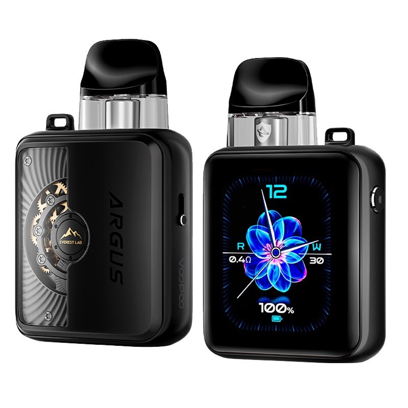 black metal voopoo argus p3 pod kit
