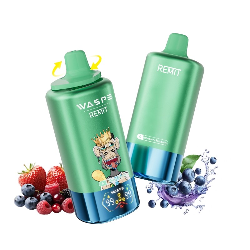 mixed berries & double apple ice & blueberry raspberry & blueberry honey waspe & remit 4 in 1 100k