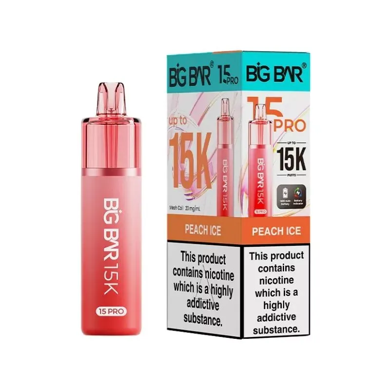 peach ice big bar 15 pro kit