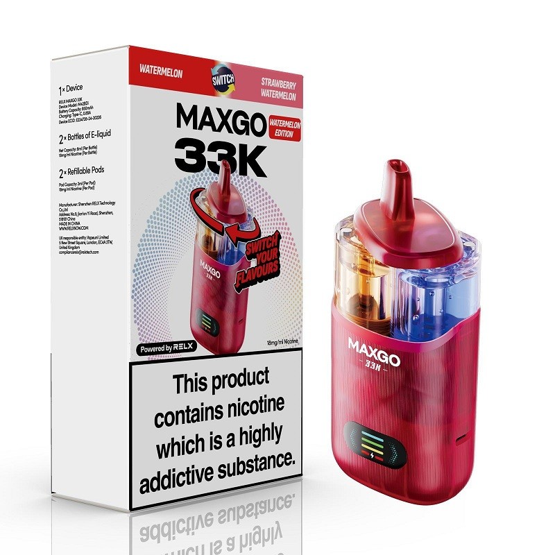 watermelon & strawberry watermelon RELX MAXGO Combo 33K