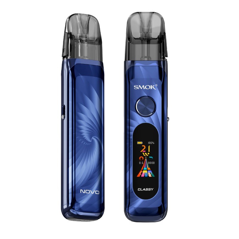 sapphire blue smok novo classy pod kit