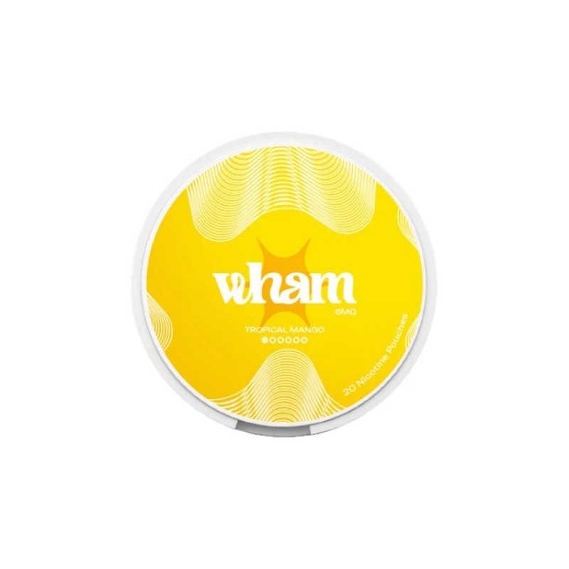 tropical mango wham regular nicotine pouches