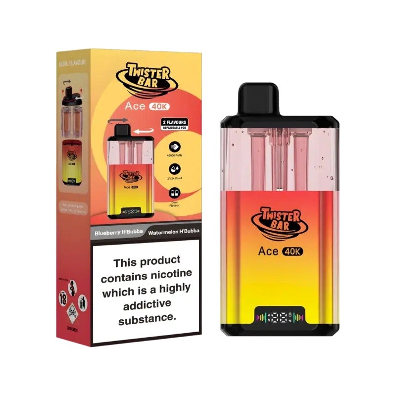 blueberry hbubba/watermelon hbubba Twister Bar Ace 40K