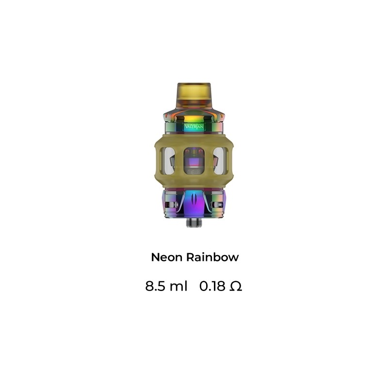 neon rainbow uwell valyrian 4 sub ohm tank