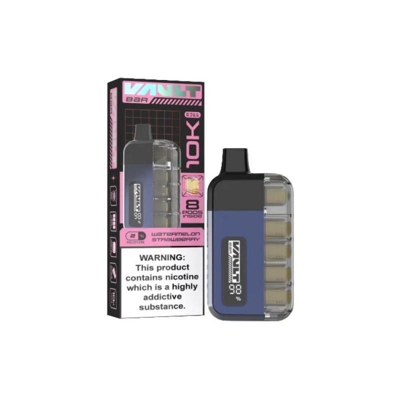 watermelon strawberry vault bar 10k prefilled pod kit