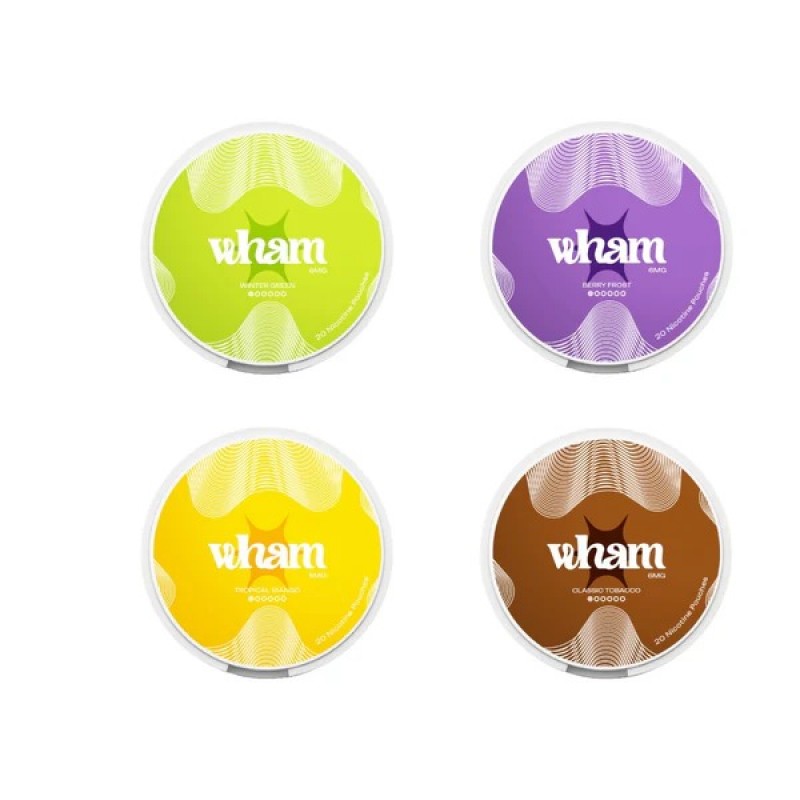 wham regular nicotine pouches