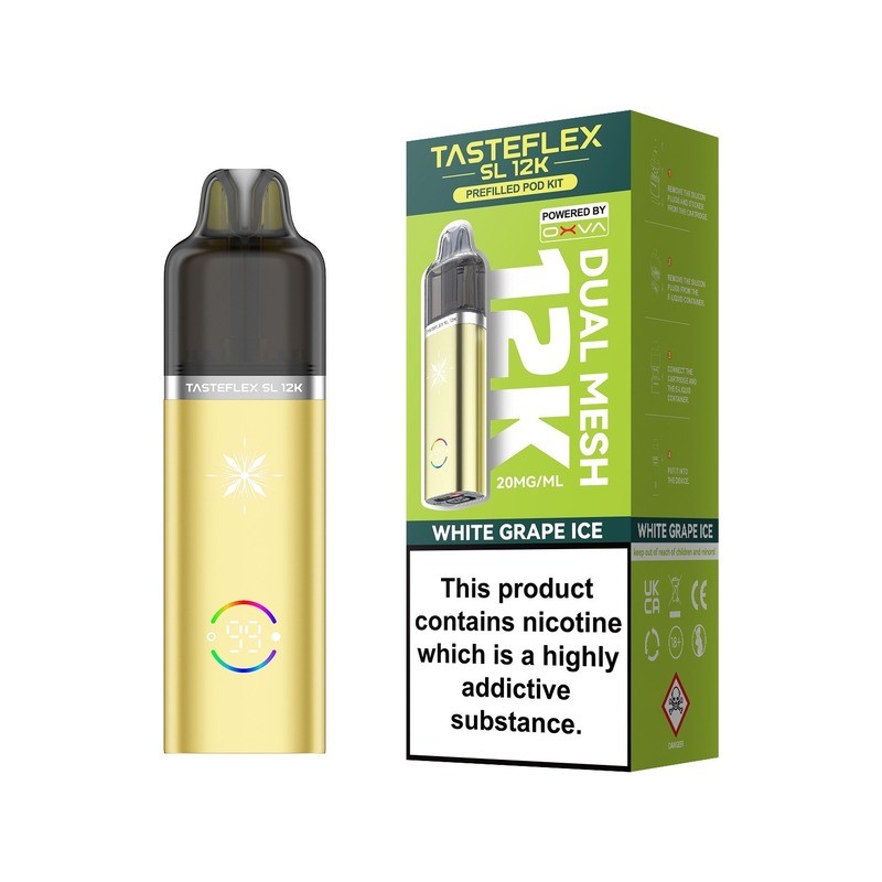 white grape ice oxva tasteflex sl 12k