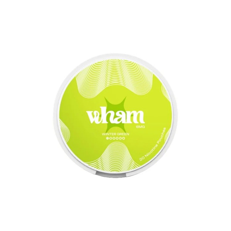 winter green wham regular nicotine pouches