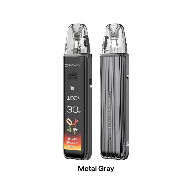 metal gray oxva xlim 3 ultra pod kit