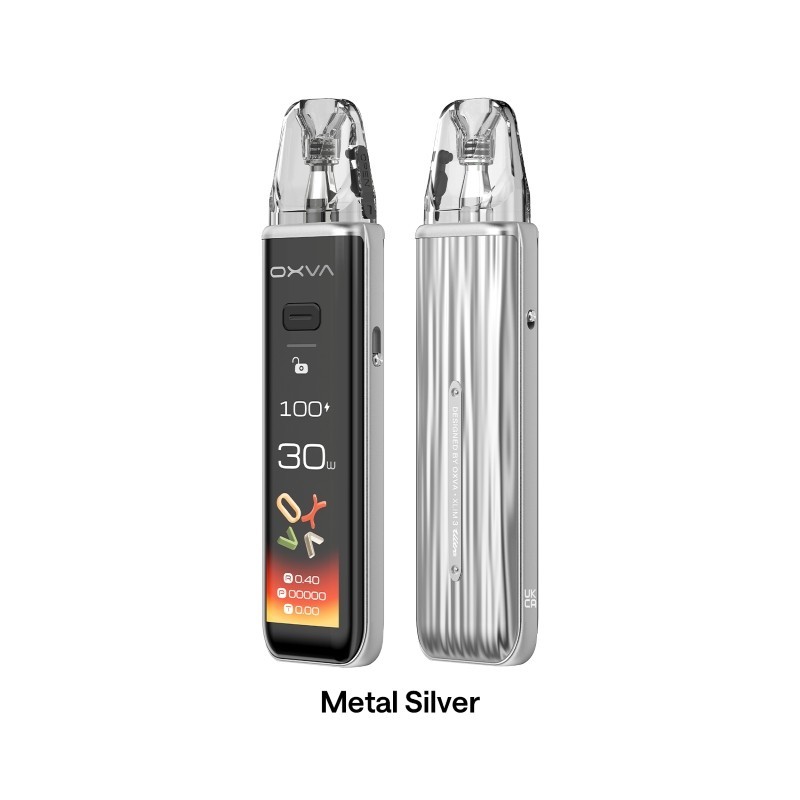 metal silver oxva xlim 3 ultra pod kit