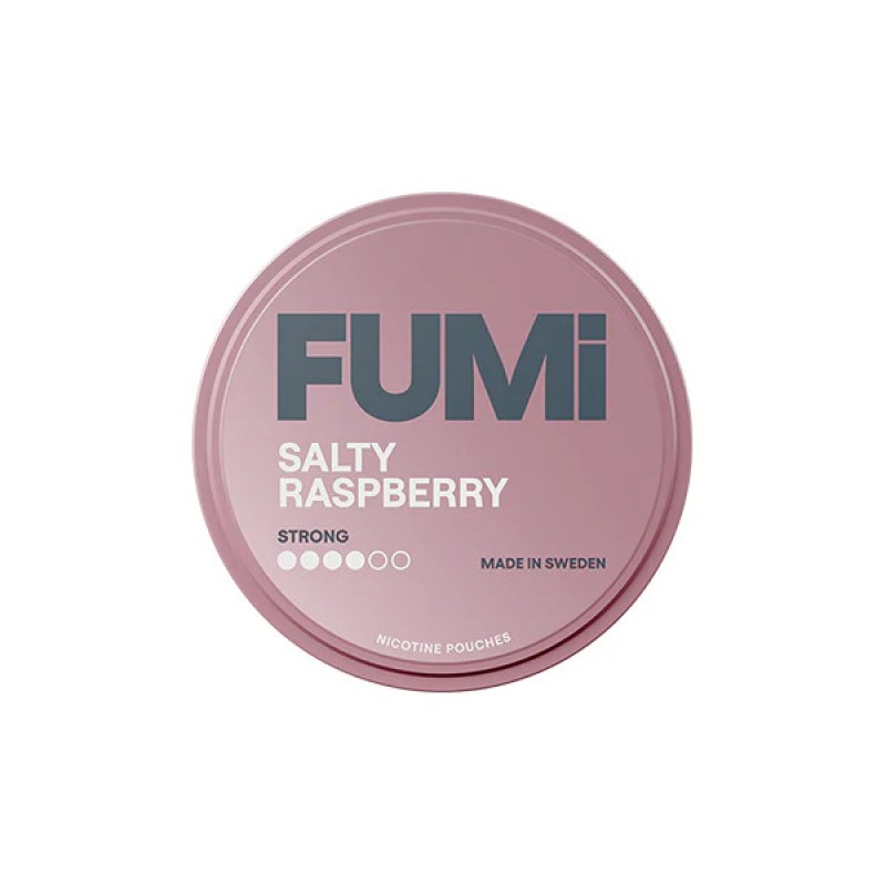 salty raspberry fumi strong nicotine pouches