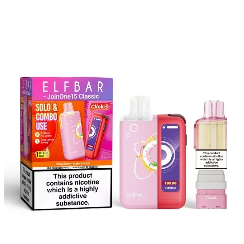strawberry watermelon elf bar joinone15 classic kit