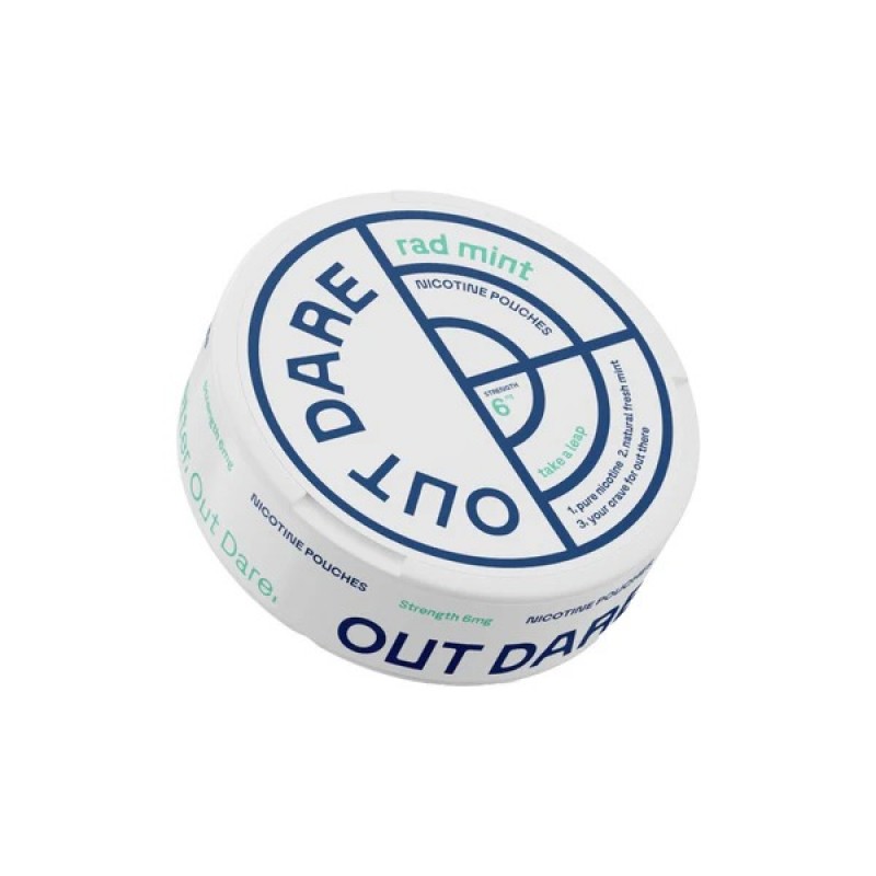 6mg rad mint outdare nicotine pouches