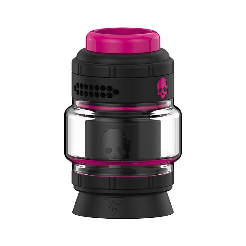 black pink thunder cloud x vaping bogan bonza pro rta