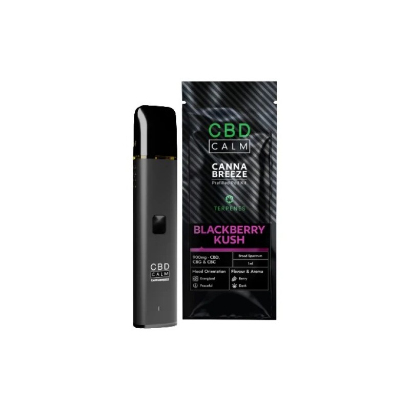 blackberry kush cbd calm cannabreeze kit