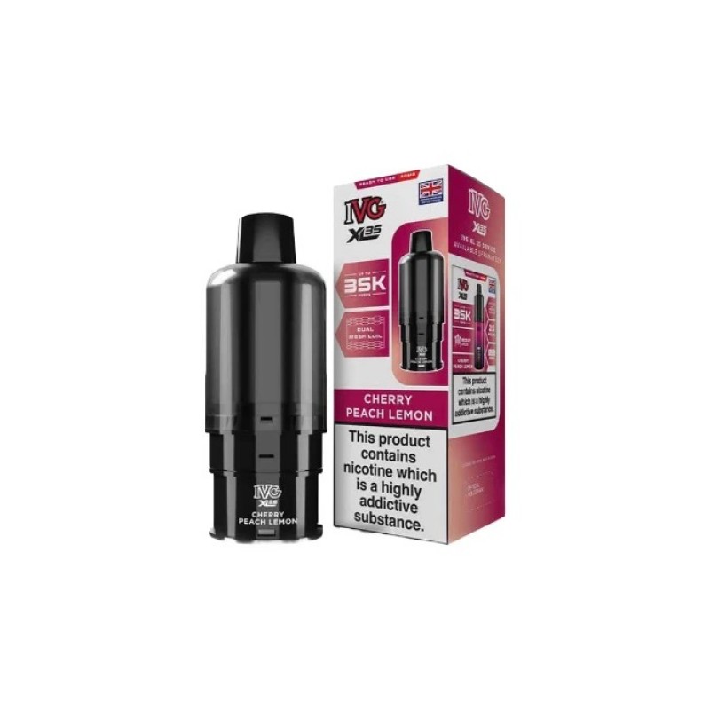 cherry peach lemon ivg xl 35k pod