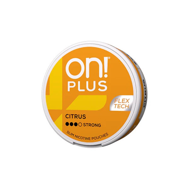 citrus on! plus nicotine pouches