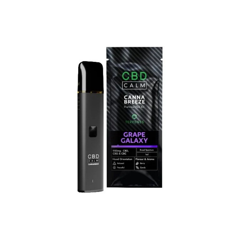 grape galaxy cbd calm cannabreeze kit