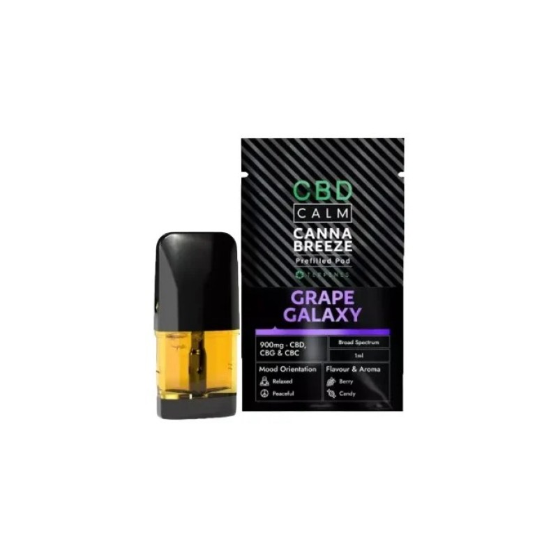 grape galaxy cbd calm cannabreeze pod