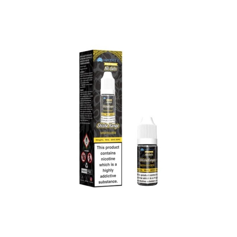 love 66 hayati pro max shisha range nic salt