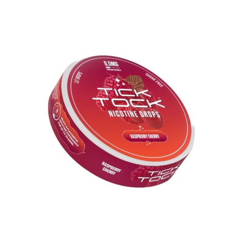 raspberry cherry tick tock nicotine drops