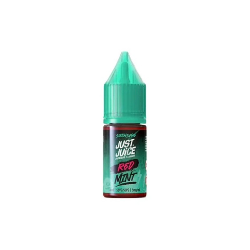 red (cherry menthol) just juice mint nic salt