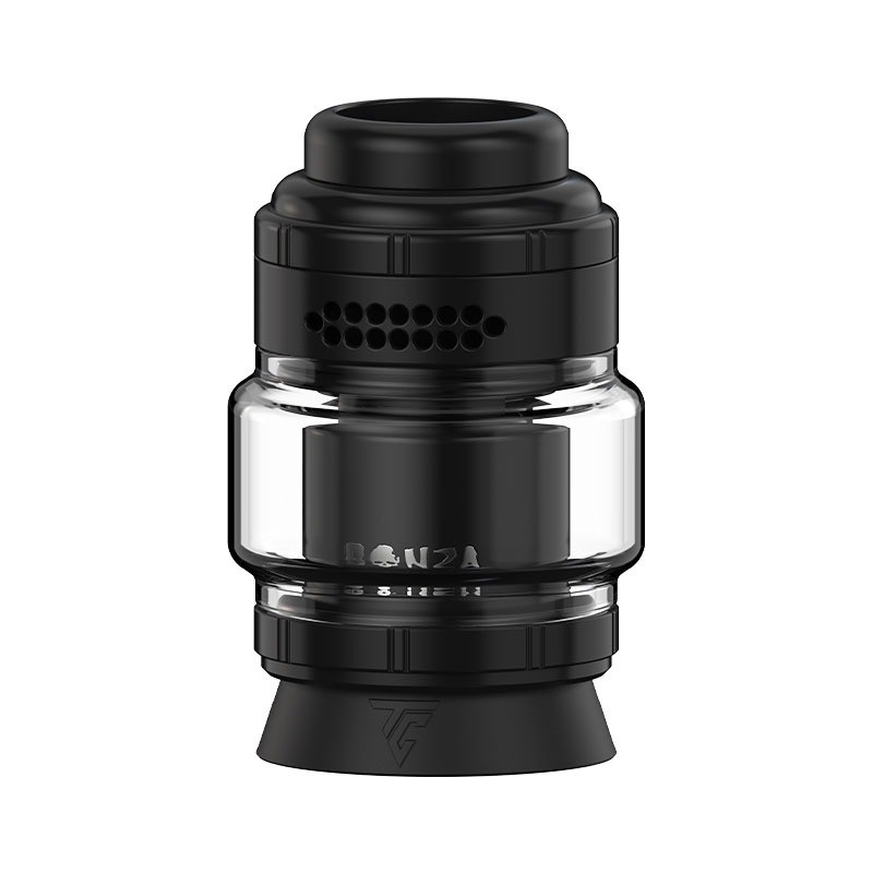 silver black thunder cloud x vaping bogan bonza pro rta