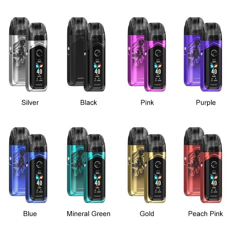 smok nord 6 pod kit all colours