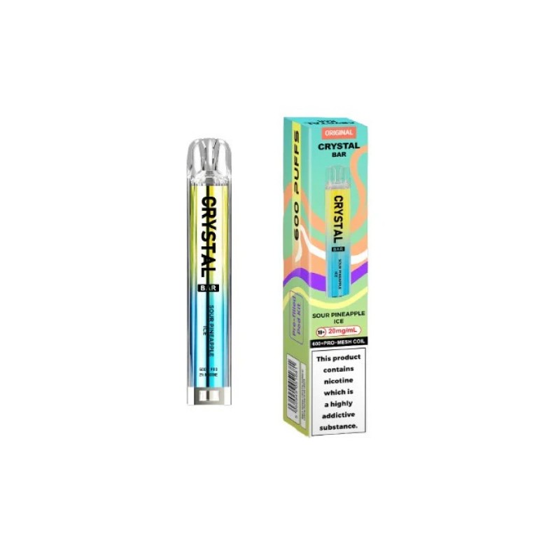 sour pineapple ice crystal bar original 600 kit