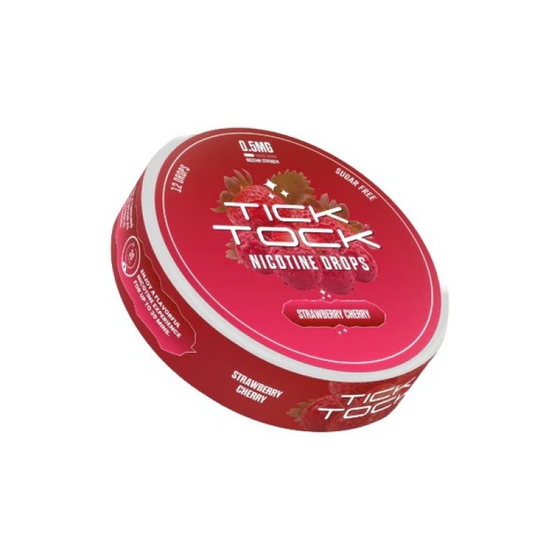 strawberry cherry tick tock nicotine drops