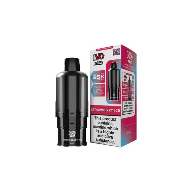 strawberry ice ivg xl 35k pod