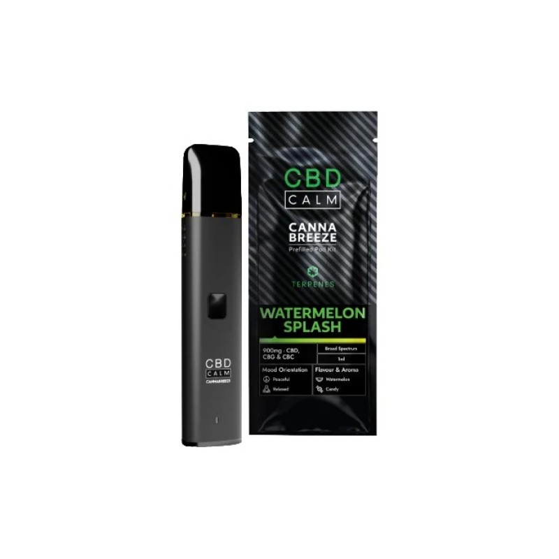watermelon splash cbd calm cannabreeze kit