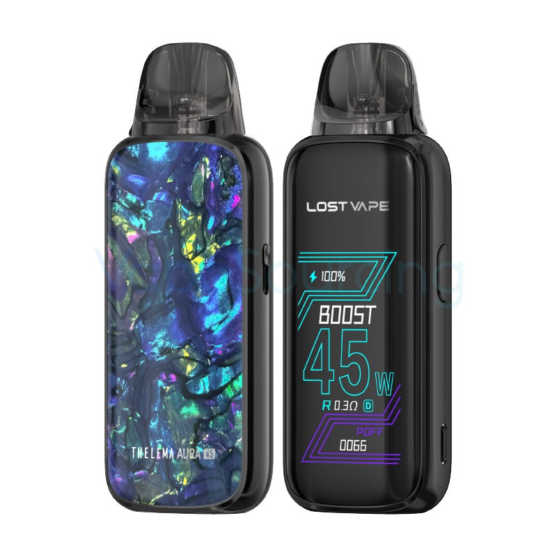 dazzle black lost vape thelema aura pod kit
