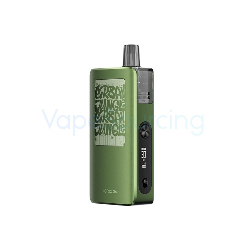 emerald green voopoo doric go pod kit
