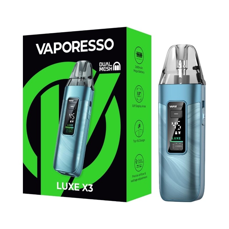 fluid blue vaporesso luxe x3