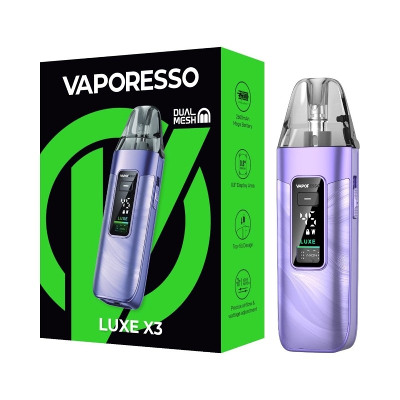fluid purple vaporesso luxe x3