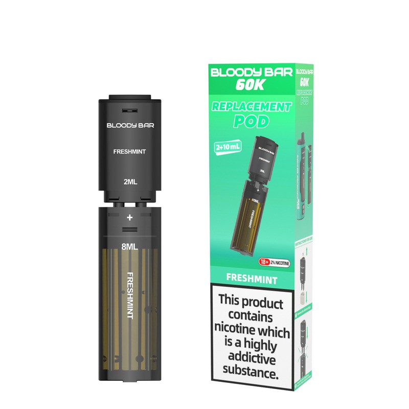 fresh mint bloody bar 60k pod