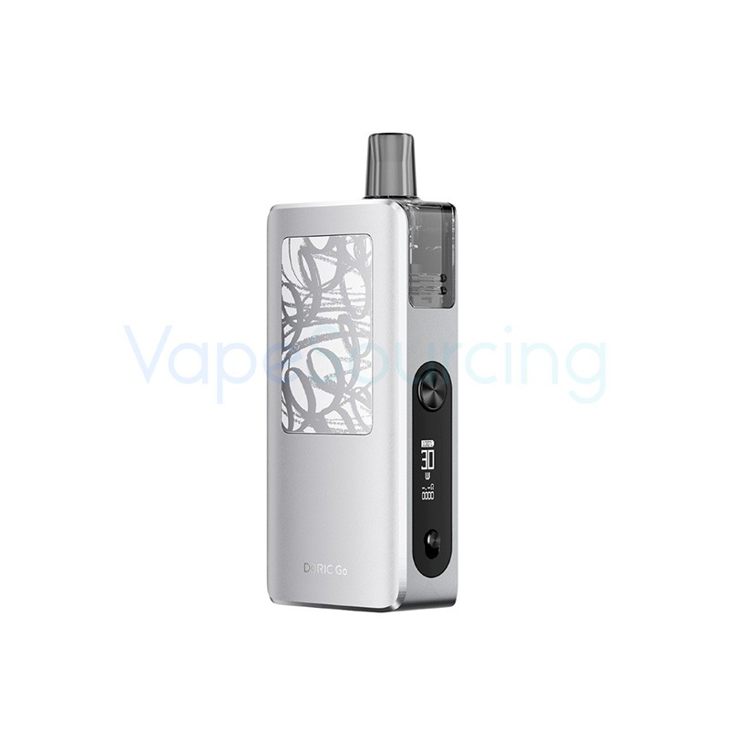silver voopoo doric go pod kit