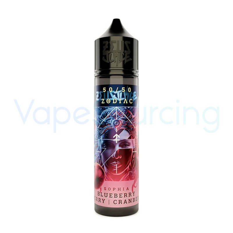 sophia - blueberry cherry cranberry zeus juice zodiac 50ml