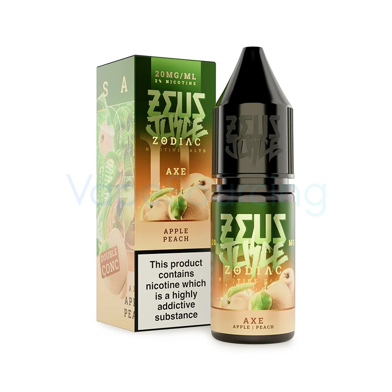 axe - apple peach zeus juice zodiac nic salt