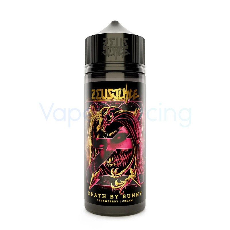 death by bunny - strawberry cream zeus juice shortfill