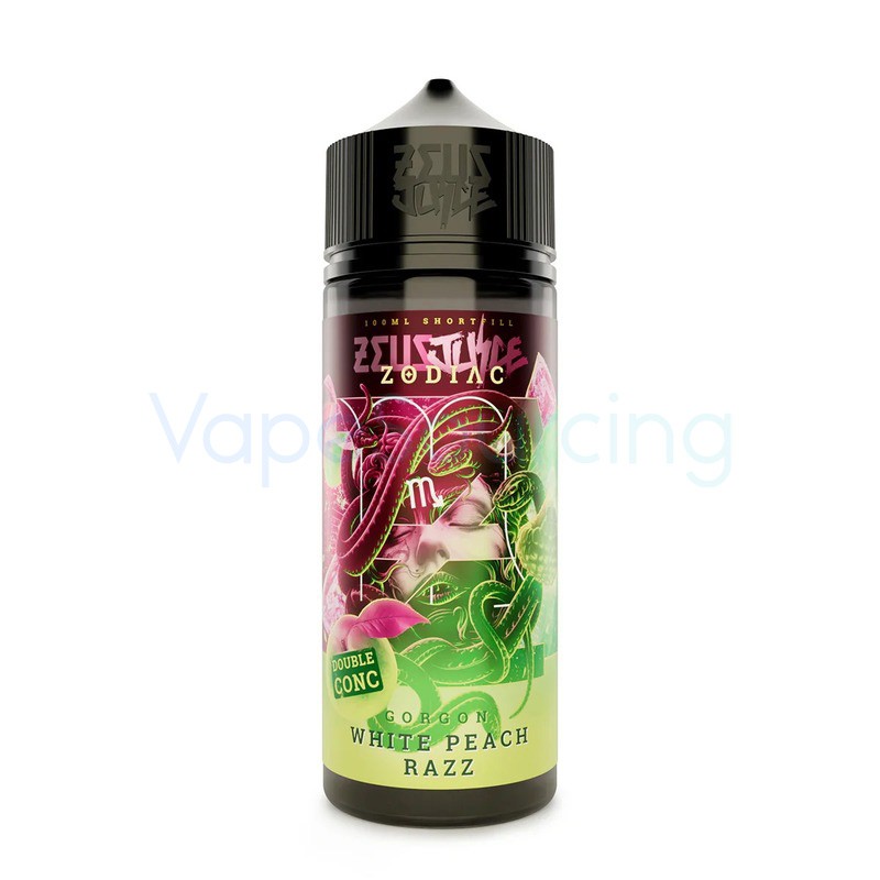 gorgon - white peach razz zeus juice zodiac 100ml