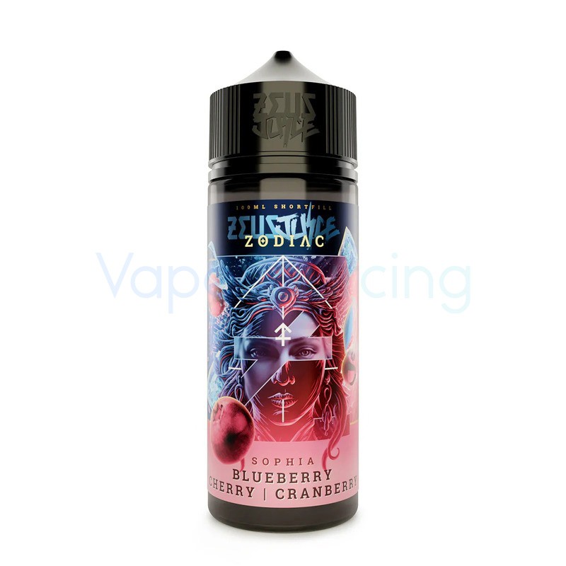 sophia - blueberry cherry cranberry zeus juice zodiac 100ml