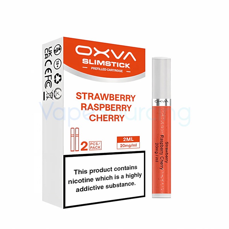 strawberry raspberry cherry oxva slim stick pod